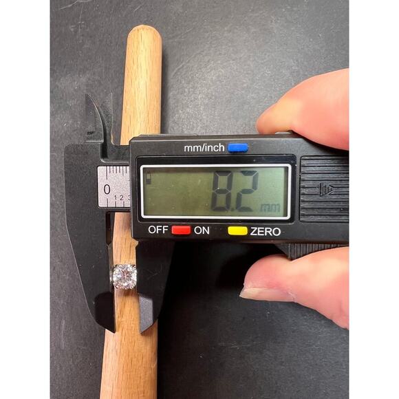 Cubic zirconia sterling silver ring size 7 - Picture 7 of 16